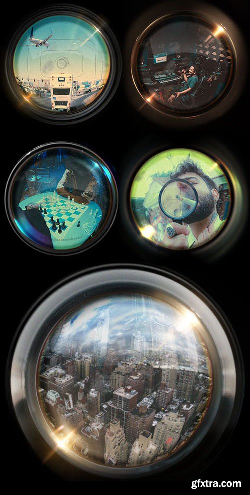 Spying Glass Photo Effect for Photoshop