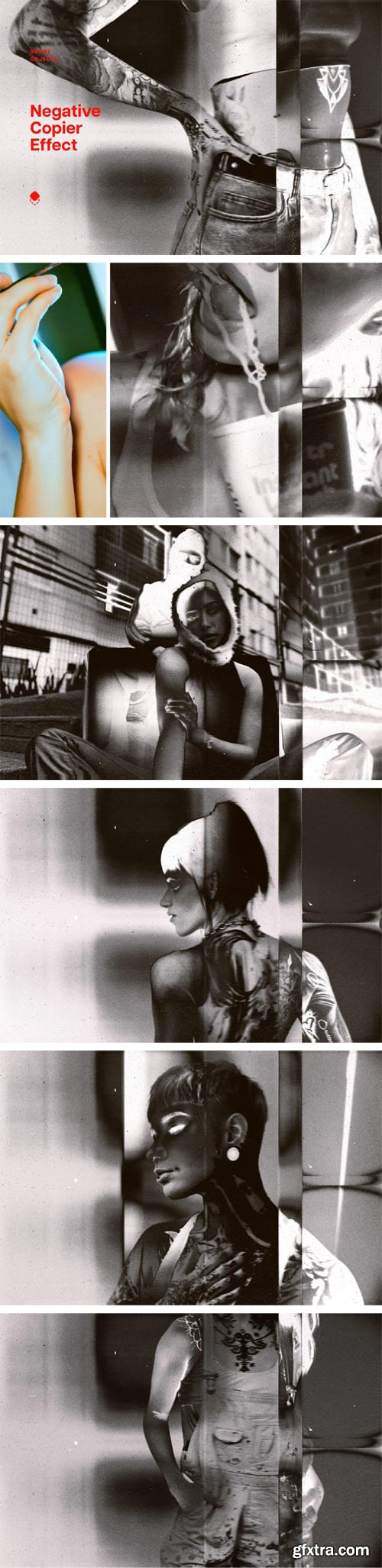 Negative Copier Photo Effect for Photoshop