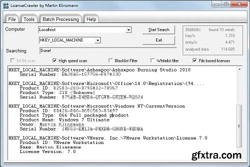 LicenseCrawler 2.16.2862