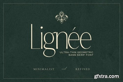 CreativeMarket - Lignee – High Fashion Sans Serif