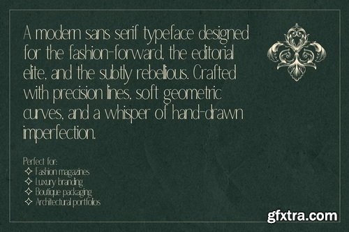 CreativeMarket - Lignee – High Fashion Sans Serif