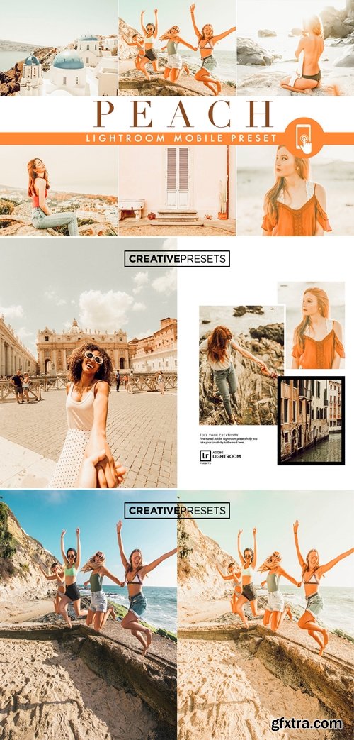 Creative Presets -  Peach Lightroom Preset
