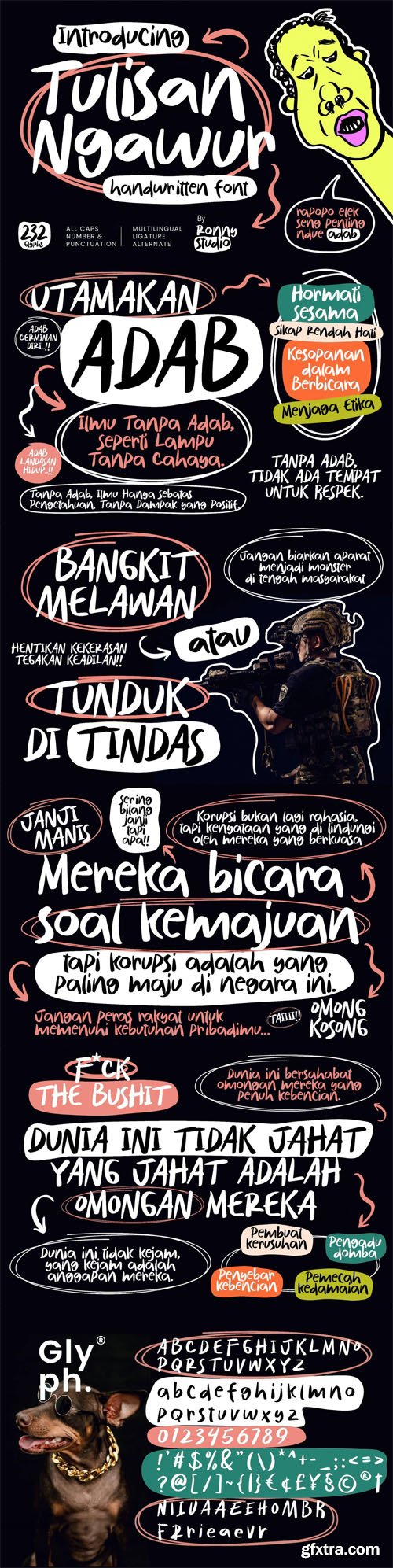 Tulisan Ngawur - Handwritten Font