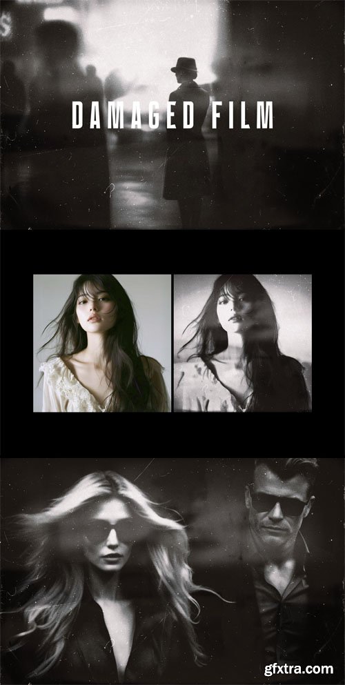 Damaged Film Photo Effect for Photoshop