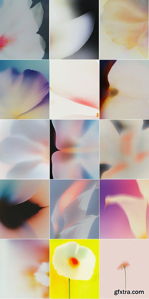Etsy - PETALRUSH - Floral Gradient Backgrounds