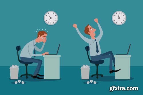 Business Concept Illustrations 25xEPS