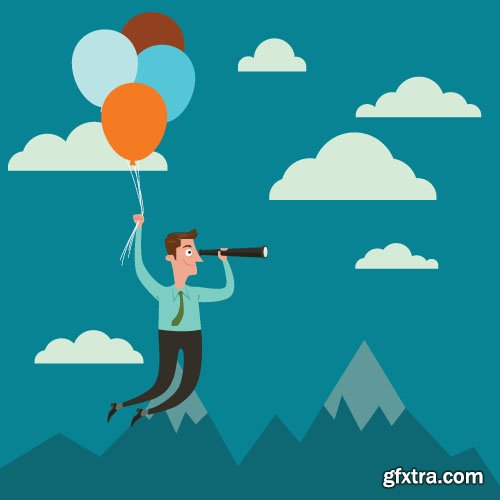 Business Concept Illustrations 25xEPS