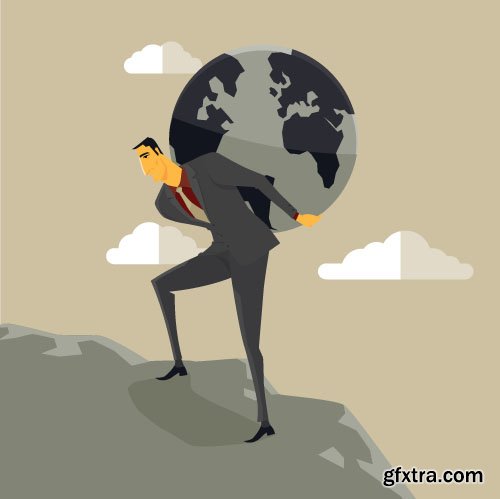 Business Concept Illustrations 25xEPS