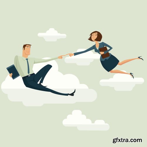 Business Concept Illustrations 25xEPS