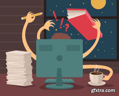 Business Concept Illustrations 25xEPS