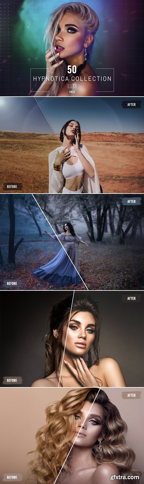 Artstation - 50 Hypnotica LUT and Presets Collection