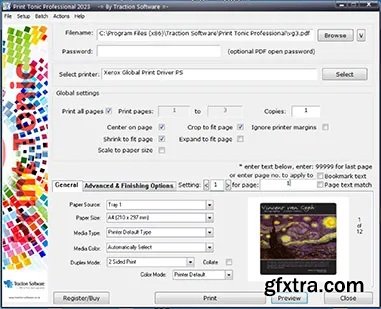 Traction Software Print Tonic Professional 1.05