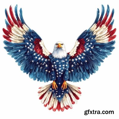 USA Indepence Day 56 Illustrations AI, SVG, PNG