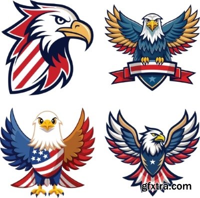 USA Indepence Day 56 Illustrations AI, SVG, PNG