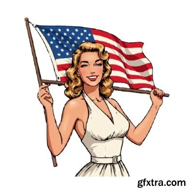 USA Indepence Day 56 Illustrations AI, SVG, PNG