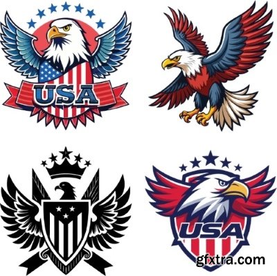 USA Indepence Day 56 Illustrations AI, SVG, PNG