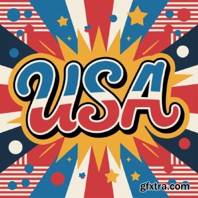 USA Indepence Day 56 Illustrations AI, SVG, PNG