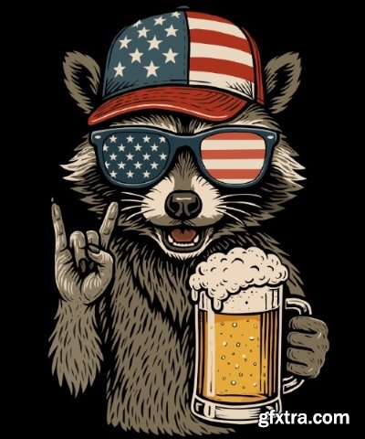 USA Indepence Day 56 Illustrations AI, SVG, PNG