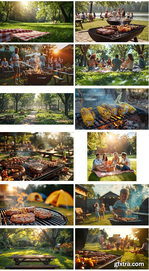 Picnic and Barbecue in the Countryside 52xJPG