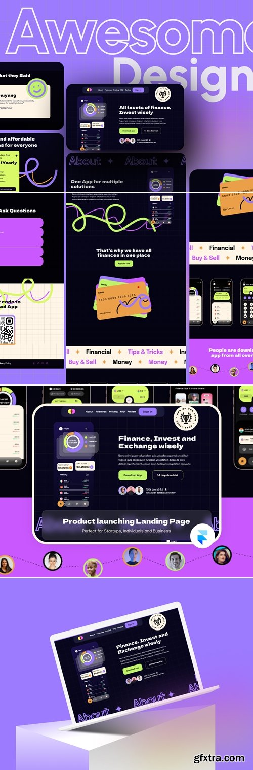 Framer App Launching Landing Page- Lanto