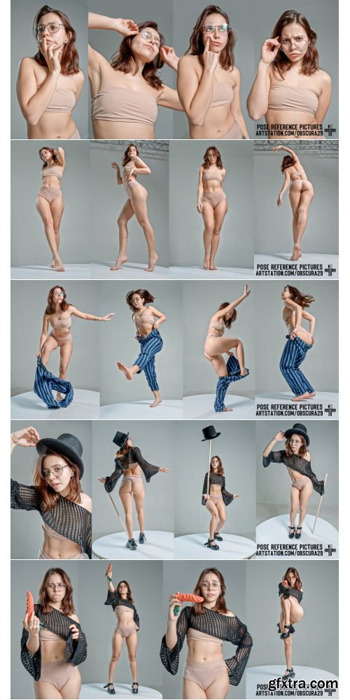 Artstation - 1000+ Funny Female Casual Poses