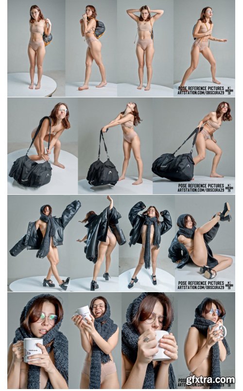 Artstation - 1000+ Funny Female Casual Poses