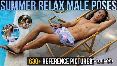 Artstation - 630+ Summer Relax Male Poses