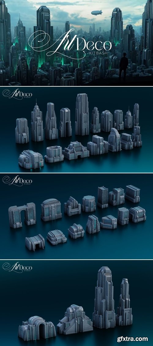 Art Deco - City Kitbash
