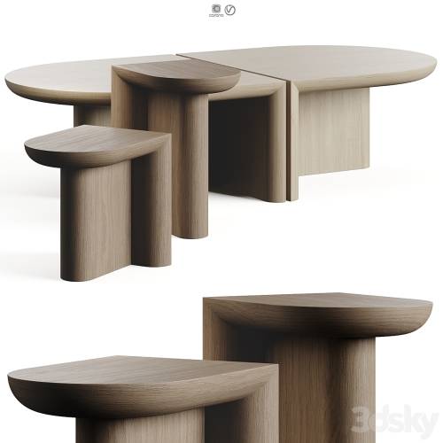 '3dsky Pro - WeWood RE-FORM Coffee Side Tables' '3dsky Pro - WeWood RE-FORM Coffee Side Tables'