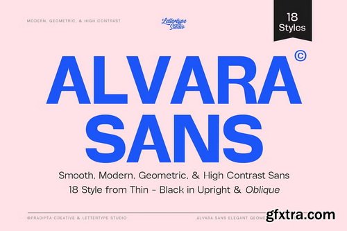 CreativeMarket - Alvara Sans Family