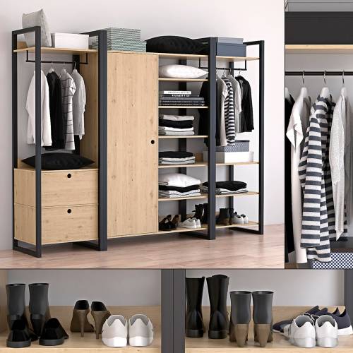 '3dsky Pro - wardrobe woodmood' '3dsky Pro - wardrobe woodmood'