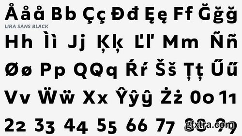 Lira Sans Font Family 48xOTF