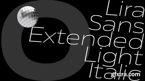 Lira Sans Font Family 48xOTF