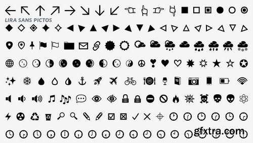 Lira Sans Font Family 48xOTF