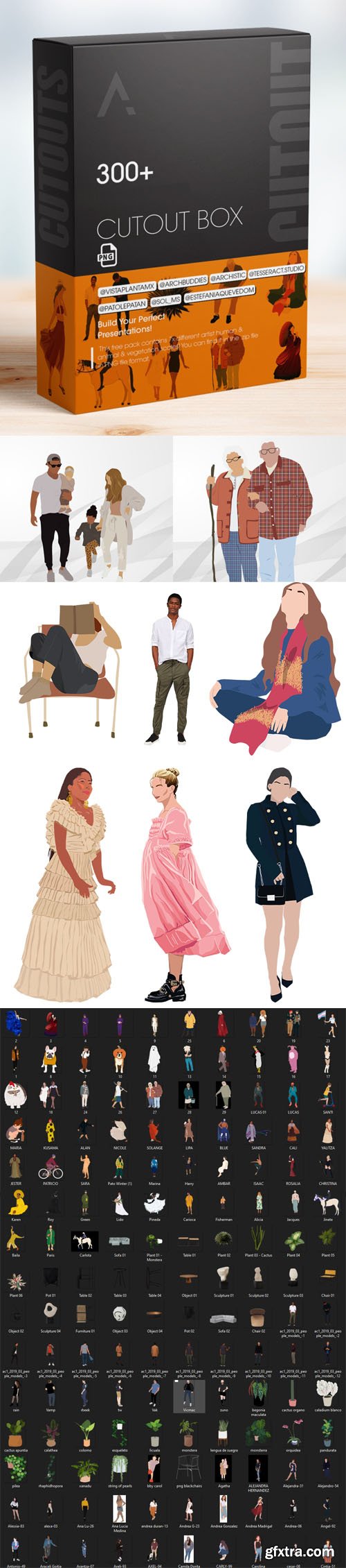 300+ PNG Cutout Pack