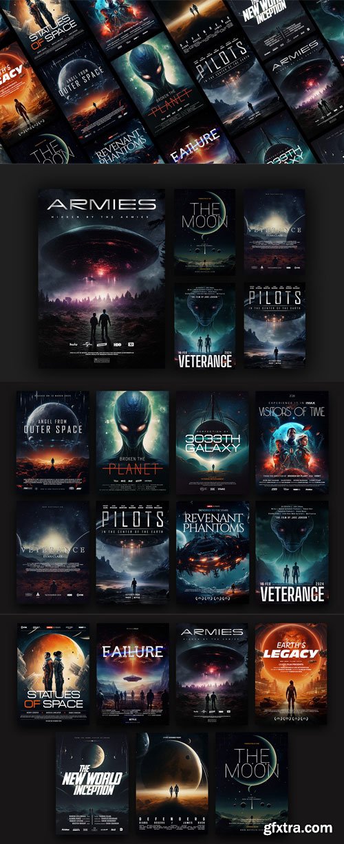 Pixflow - Science Fiction Movie Posters Pixflow - Science Fiction Movie Posters