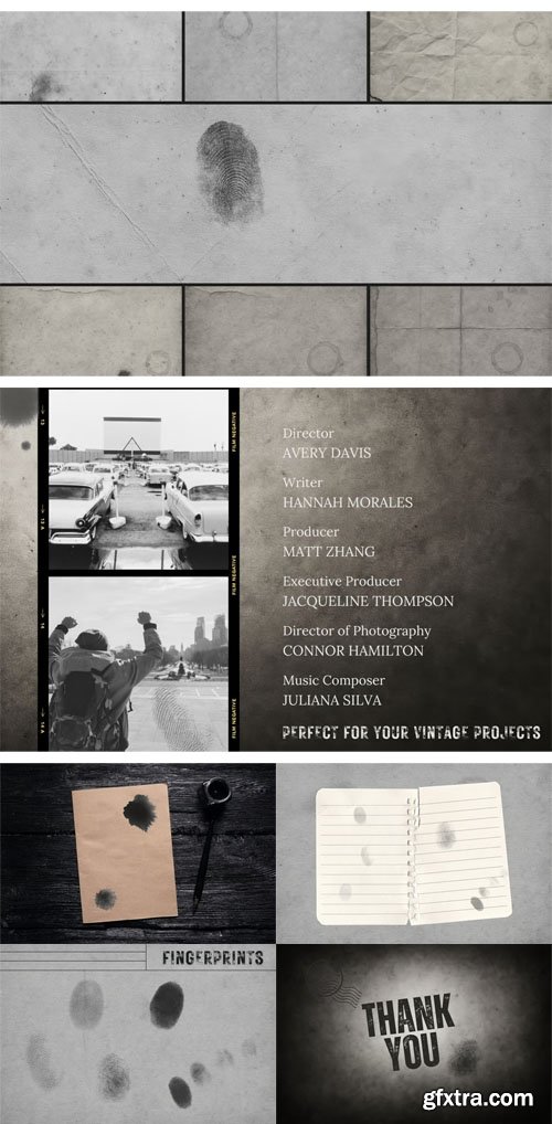 Vintage Greyscale Textures & Overlays
