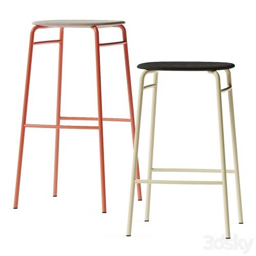 '3dsky Pro - De Vorm Twist Pet Bar Stools'