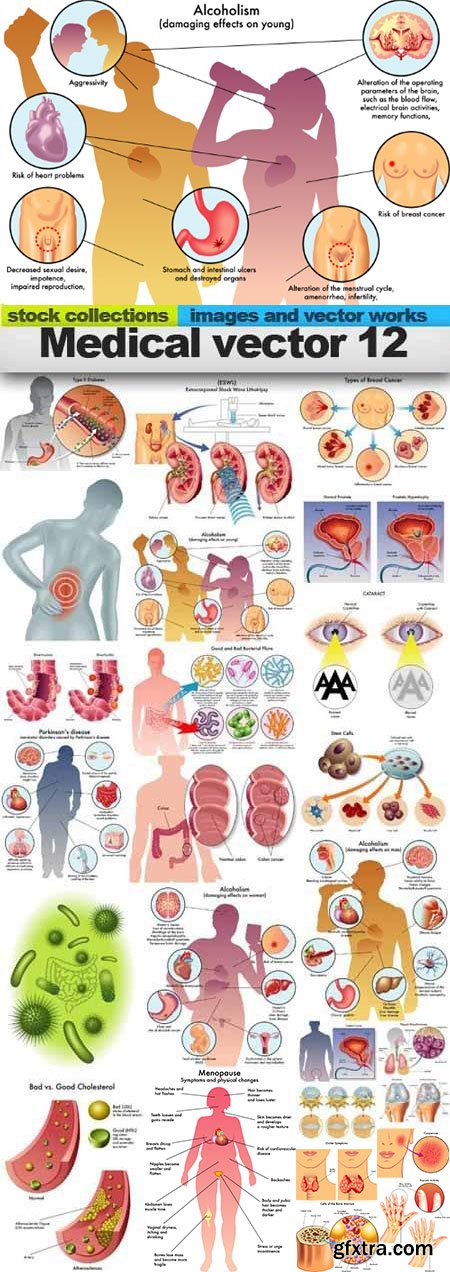 Medical Vectors #12, 25xEPS