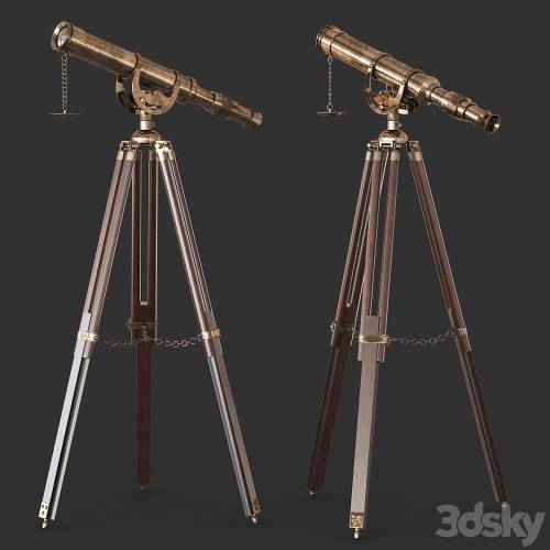 '3dsky Pro - Vintage Telescope' '3dsky Pro - Vintage Telescope'