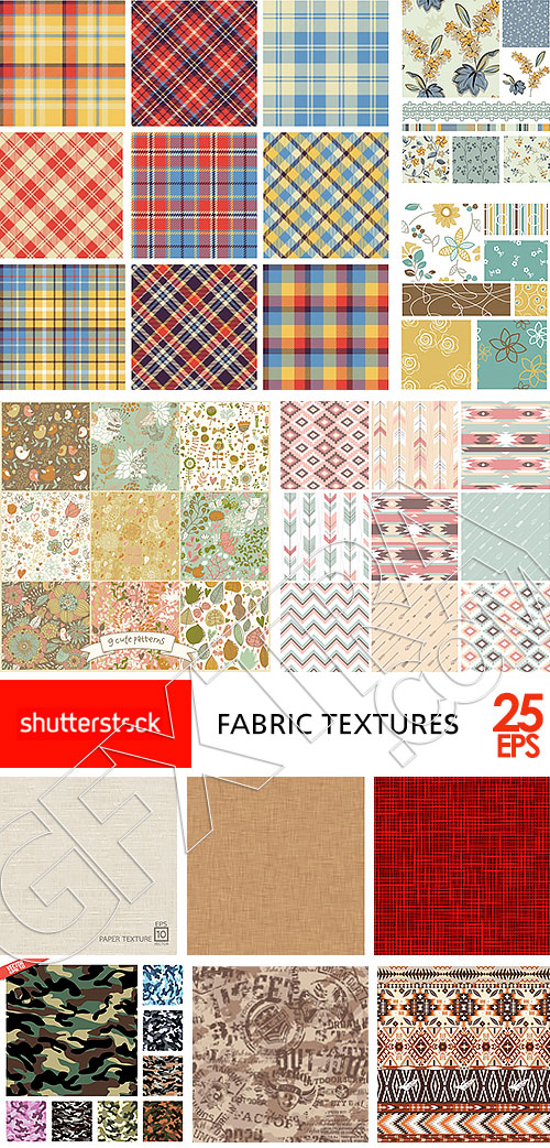Fabric Textures 25xEPS