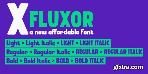 MyFonts - Fluxor Font Family 6xOTF