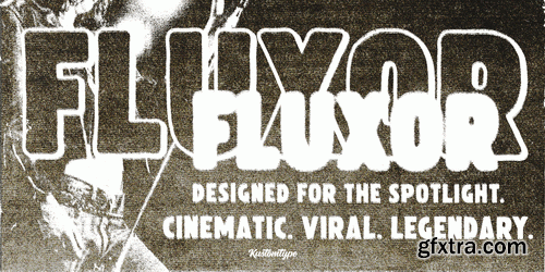 MyFonts - Fluxor Font Family 6xOTF