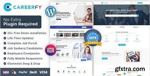 Careerfy v10.0.1 - Job Board WordPress Theme