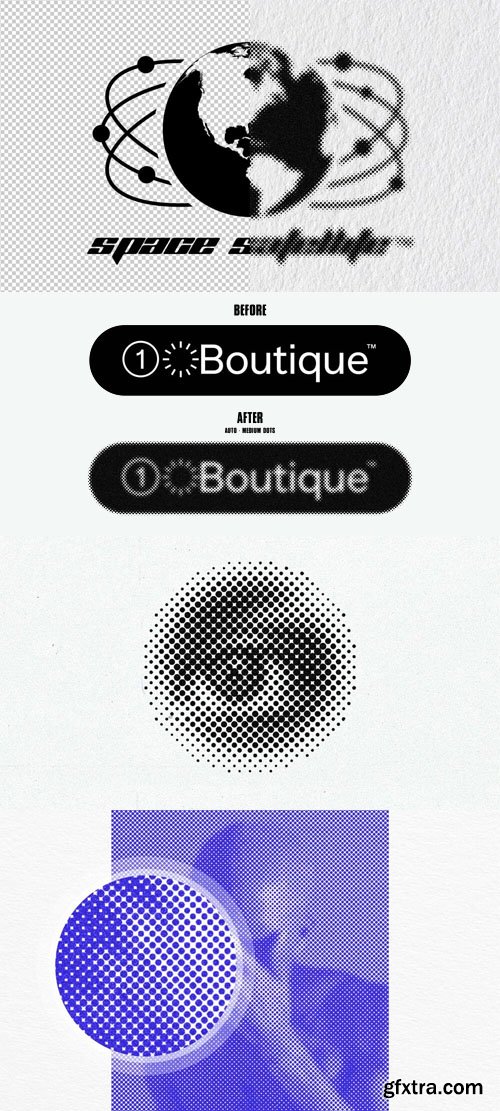 Analog Halftone Maker - Photoshop Actions +Tutorials