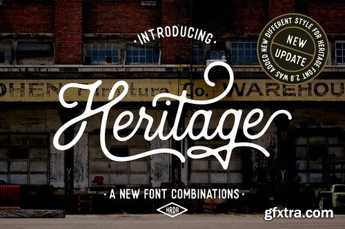 CreativeMarket - Heritage Font Combinations