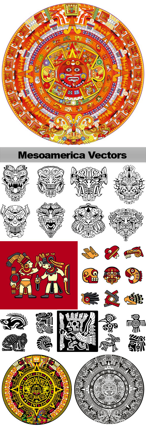 Mesoamerica Vectors-25xEPS