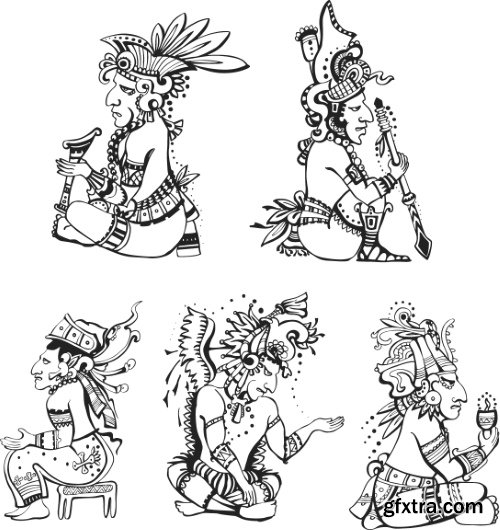 Mesoamerica Vectors-25xEPS