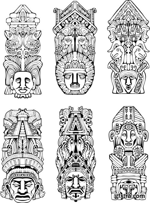 Mesoamerica Vectors-25xEPS