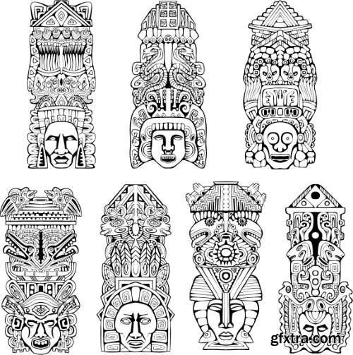 Mesoamerica Vectors-25xEPS